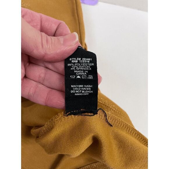 Iris Los Angeles Womens Pull on High Rise Pencil Skirt Brown Sz M - Picture 3 of 7